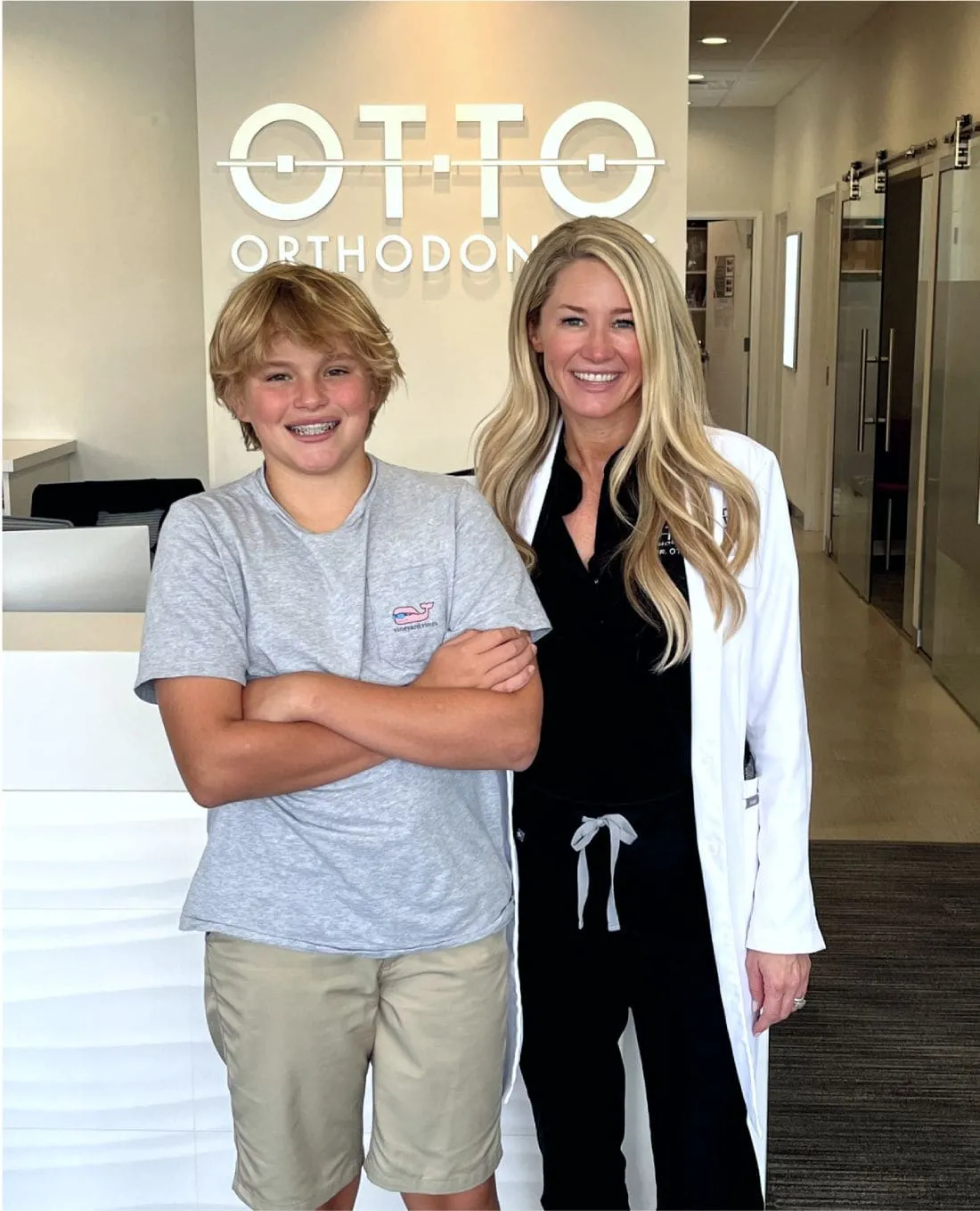 Dr. Otto and teen patient