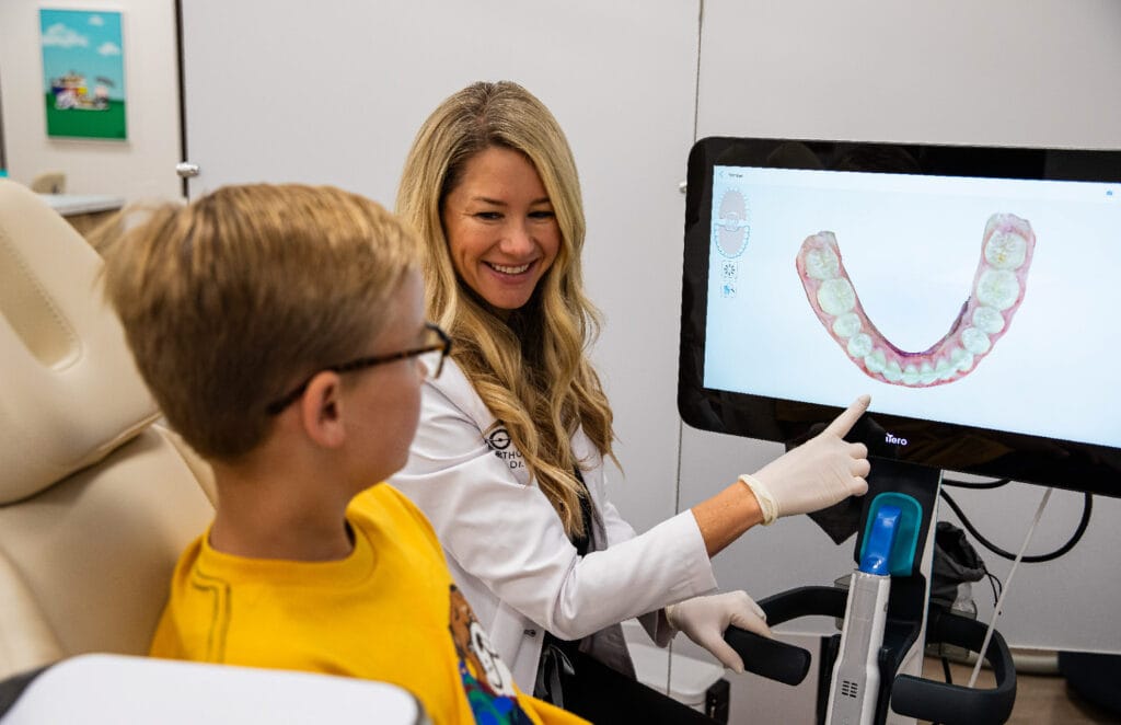 Dr. Otto advising a patient